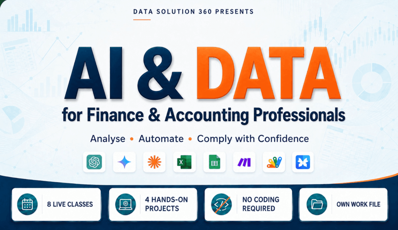 AI & DATA For Finance & Accounting Professionals